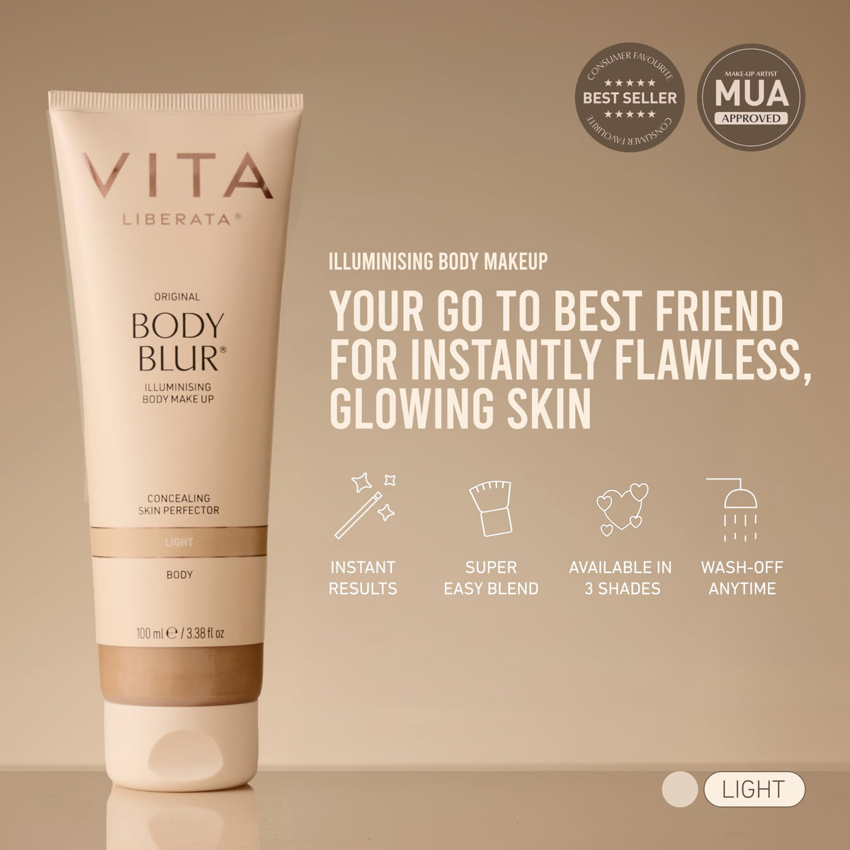 VITA LIBERATA Body Blur Light texture close-up
