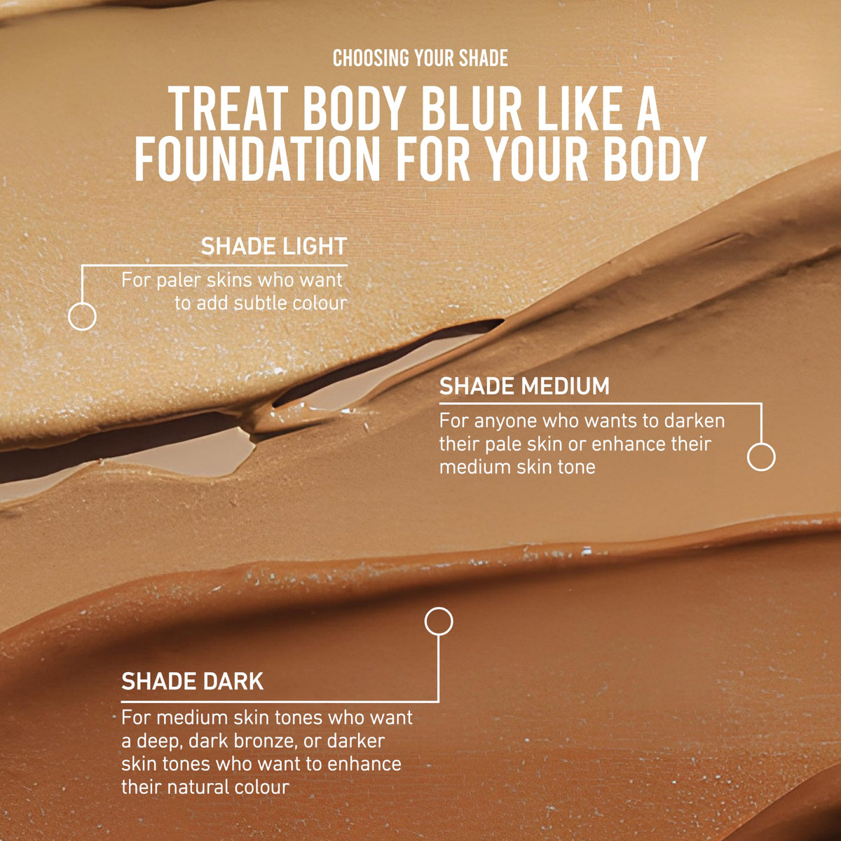 VITA LIBERATA Body Blur Medium 3.38 fl oz on a vanity
