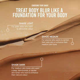 VITA LIBERATA Body Blur Medium 3.38 fl oz on a vanity