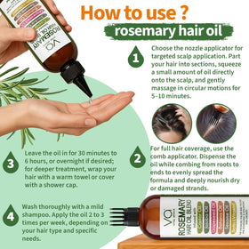 VITAL AFFAIR Rosemary Oil for Hair Growth side view