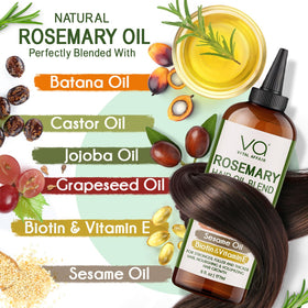VITAL AFFAIR Rosemary Oil on a wooden table