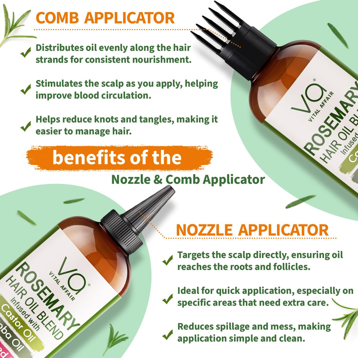 VITAL AFFAIR Rosemary Oil with castor and batana oil