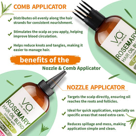 VITAL AFFAIR Rosemary Oil with castor and batana oil