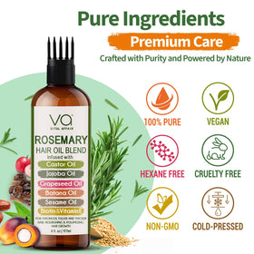VITAL AFFAIR Rosemary Oil with hair care products