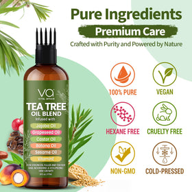 VITAL AFFAIR Tea Tree Hair Growth Oil packaging details