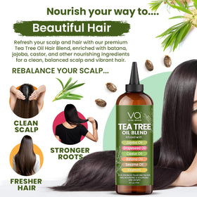 VITAL AFFAIR Tea Tree Hair Growth Oil with natural ingredients