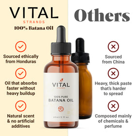 Vital Strands Batana Oil application on hair