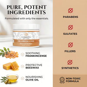 Vitality Frankincense Essential Oil Balm packaging