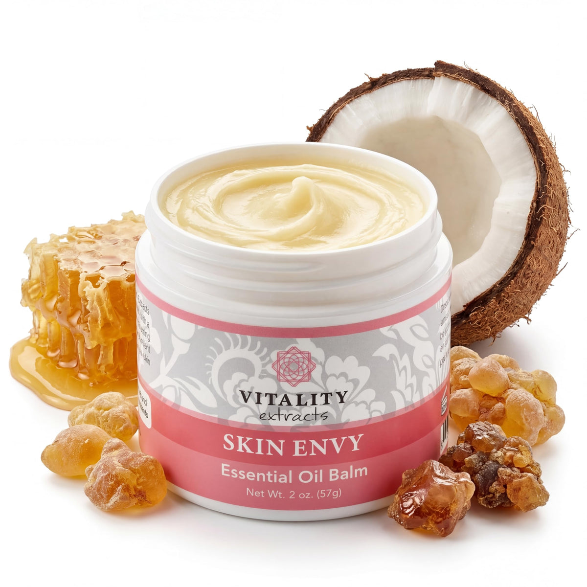 Vitality Skin Envy Balm front view with packaging