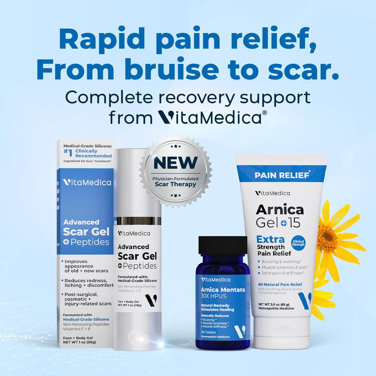 VitaMedica Arnica + Vitamin K Oxide Cream applied under-eye