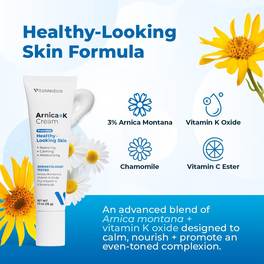 VitaMedica Arnica + Vitamin K Oxide Cream packaging with label