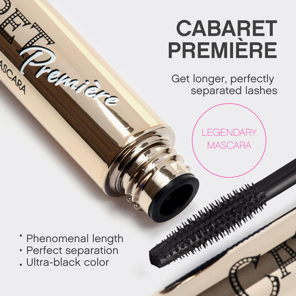 Vivienne Sabó Cabaret Premiere Black Mascara wand close-up