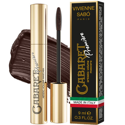 Vivienne Sabó Cabaret Premiere Brown Mascara front view, 20g