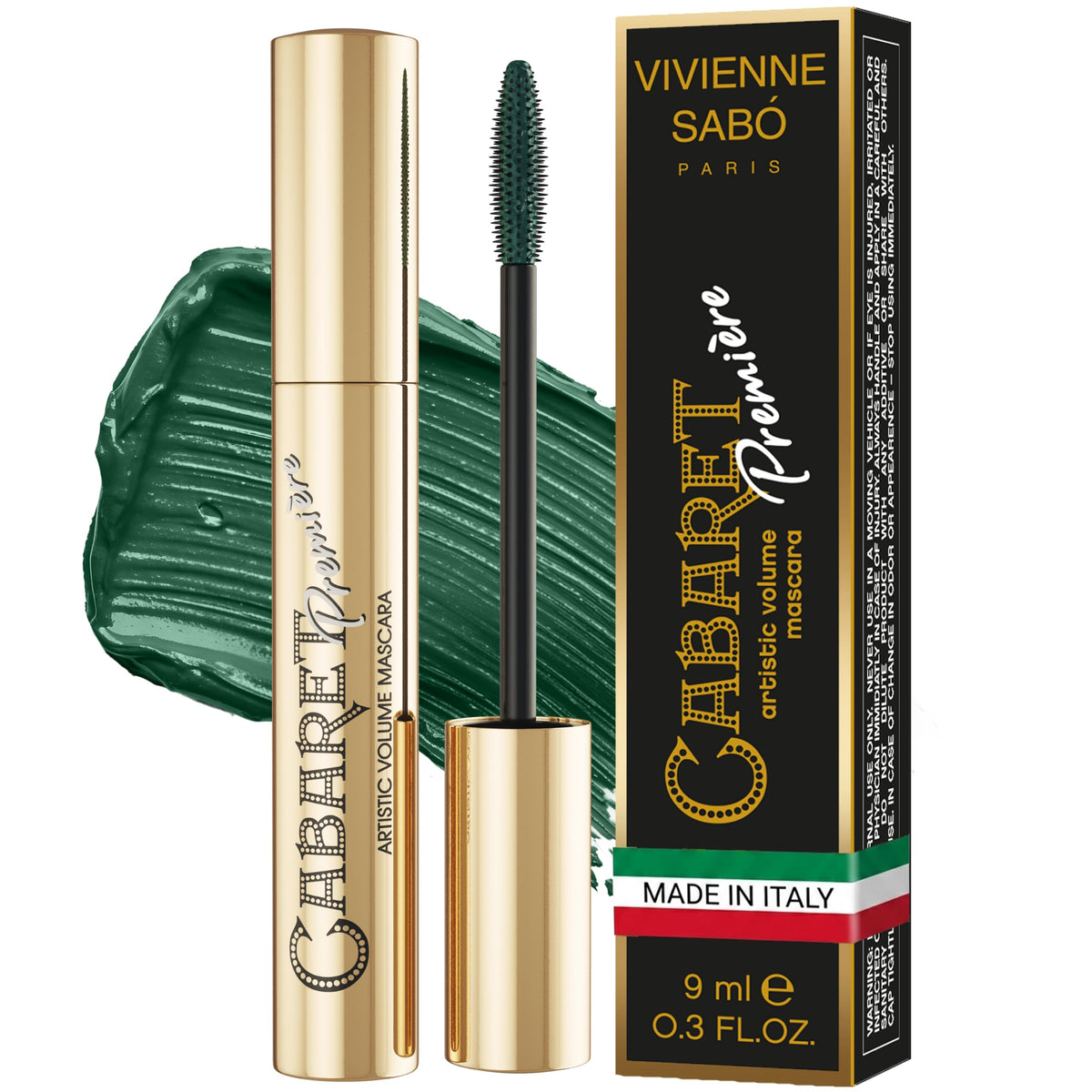 Vivienne Sabó Cabaret Premiere Green Mascara front view
