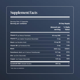 Viviscal 4D Hair Growth Cycle Supplements with a lifestyle background