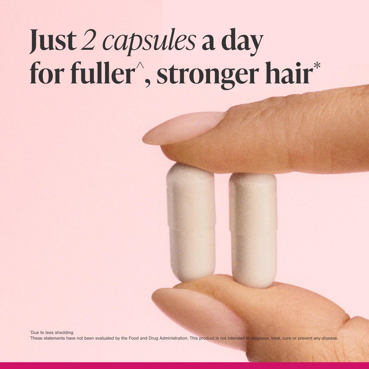 Viviscal 4D Hair Growth Cycle Supplements with a measuring tape