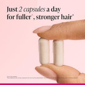 Viviscal 4D Hair Growth Cycle Supplements with a measuring tape