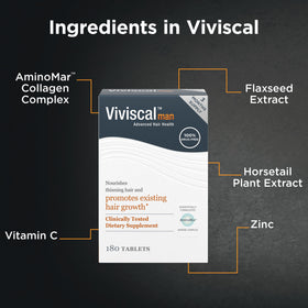 Viviscal Men's Hair Growth Supplements nutritional information
