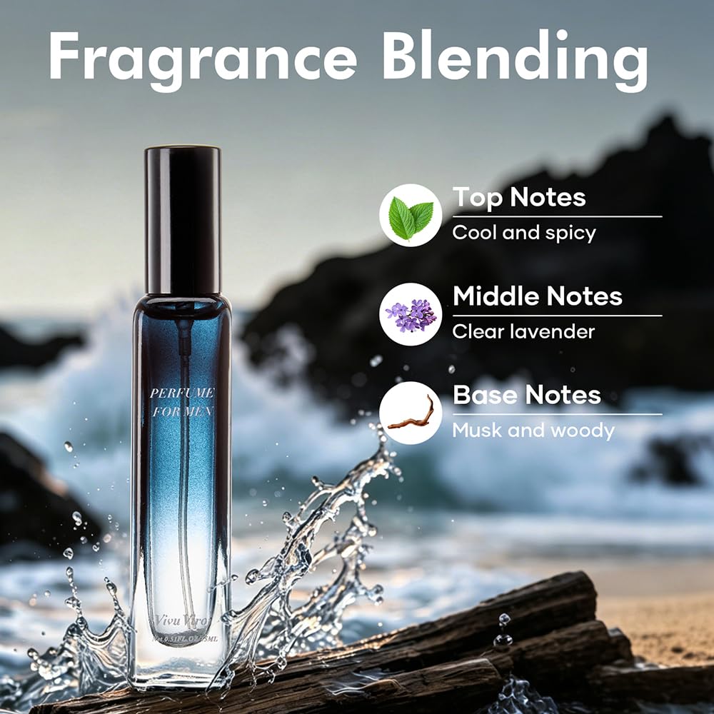 Vivu Viroj Pheromone Cologne for Men side view