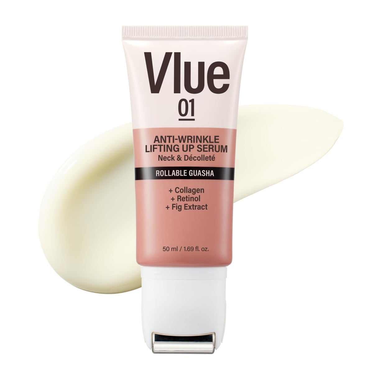 VLUE 01 Retinol Guasha Neck Firming Cream front view