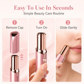 VOEOUFH Facial Hair Removal Device in a travel setting