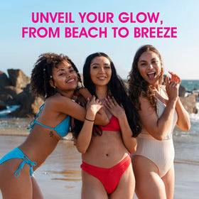 VOERUY Bikini Area Exfoliator 259g used on skin