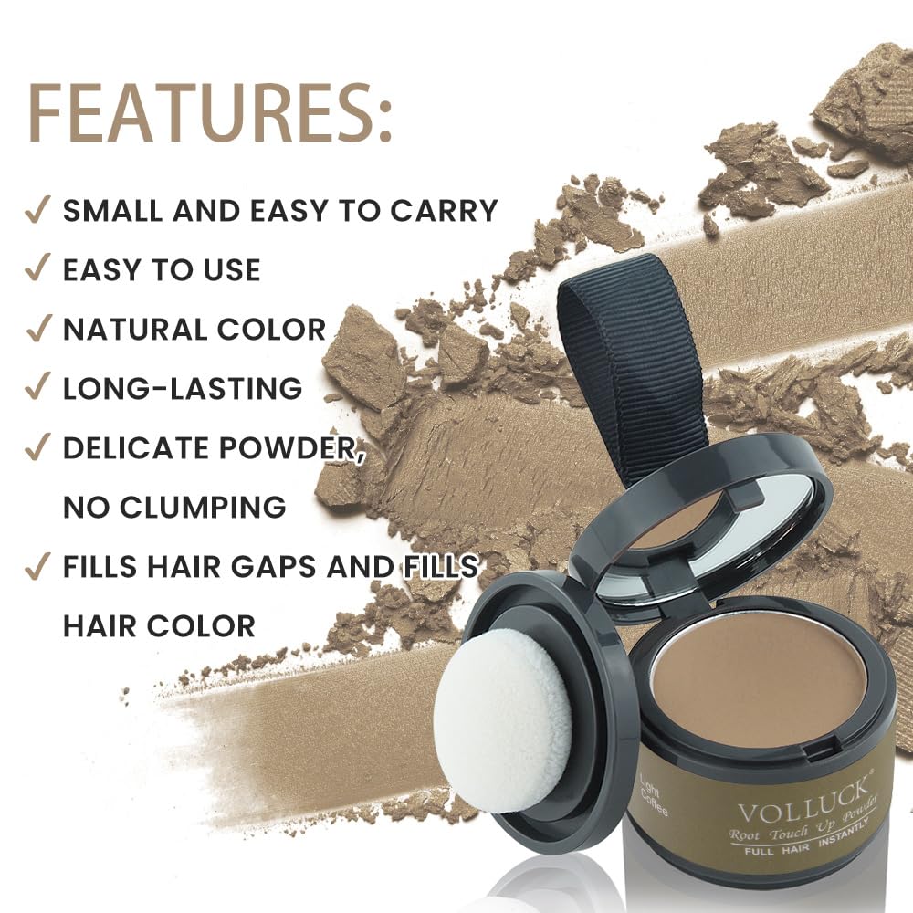 VOLLUCK Root Touch Up Powder application process
