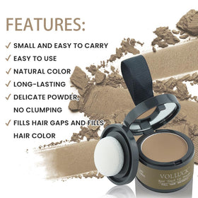 VOLLUCK Root Touch Up Powder application process