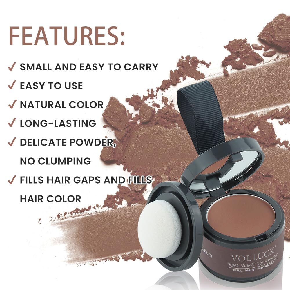 VOLLUCK Root Touch Up Powder Auburn packaging