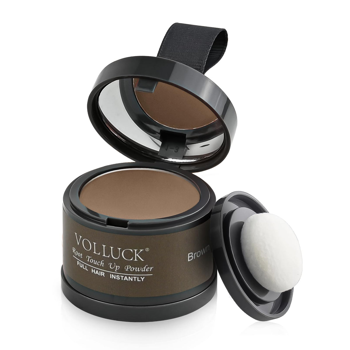 VOLLUCK Root Touch Up Powder Brown front view