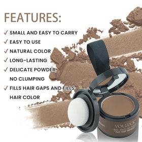 VOLLUCK Root Touch Up Powder Brown packaging details
