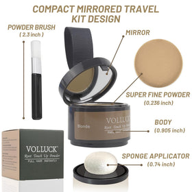VOLLUCK Root Touch Up Powder compact with mirror