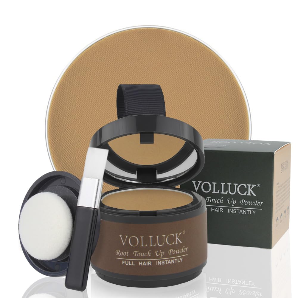VOLLUCK Root Touch Up Powder Dark Blonde front view