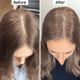 VOLLUCK Root Touch Up Powder Light Brown on hairline