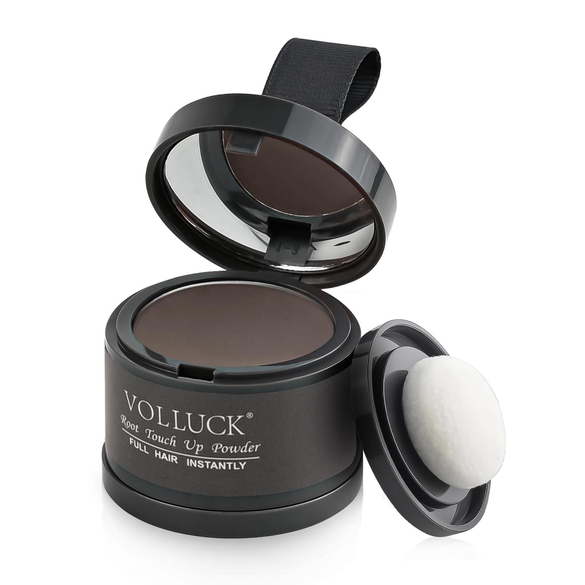 VOLLUCK Root Touch Up Powder Medium Brown front view