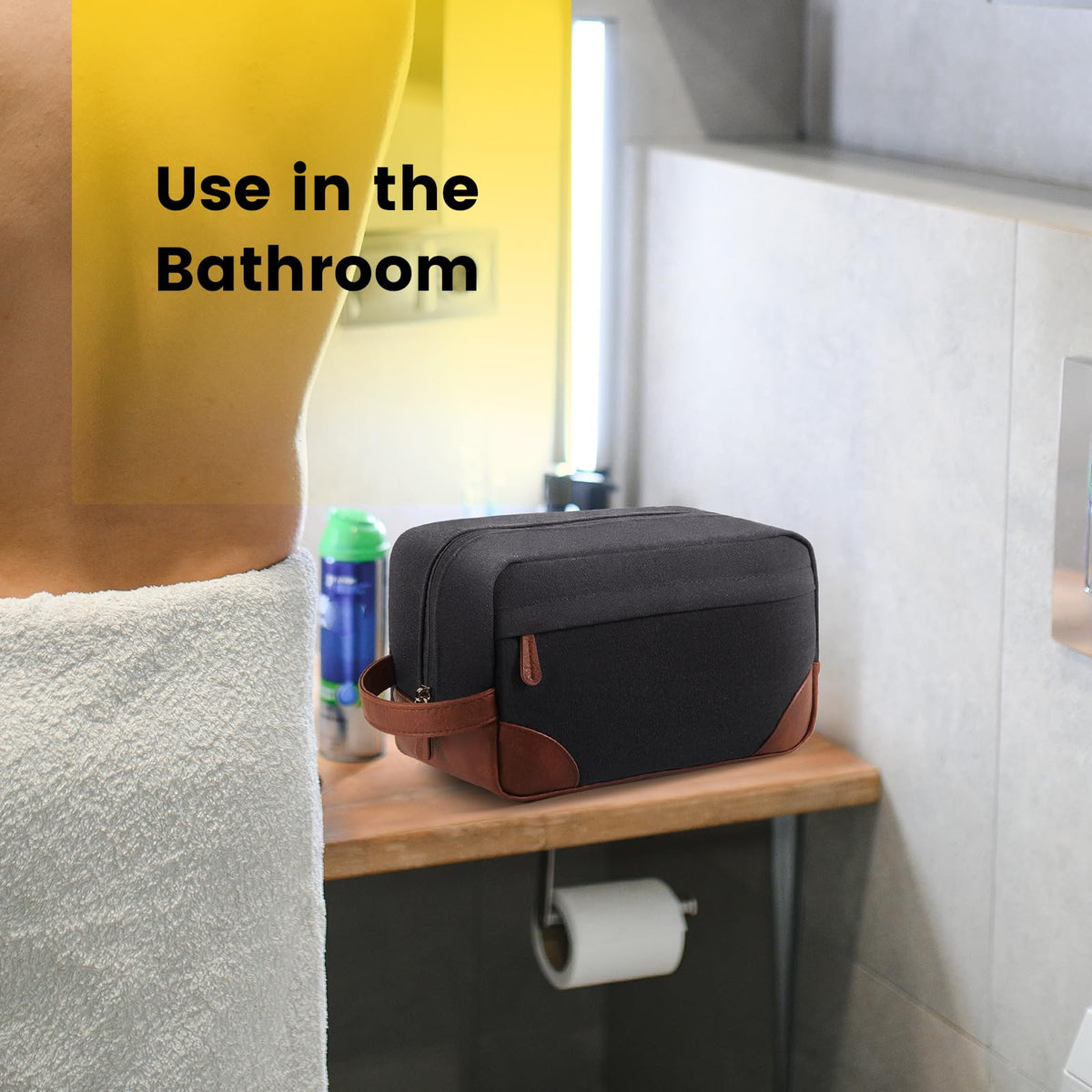 Vorspack Canvas Toiletry Bag in different colours displayed together