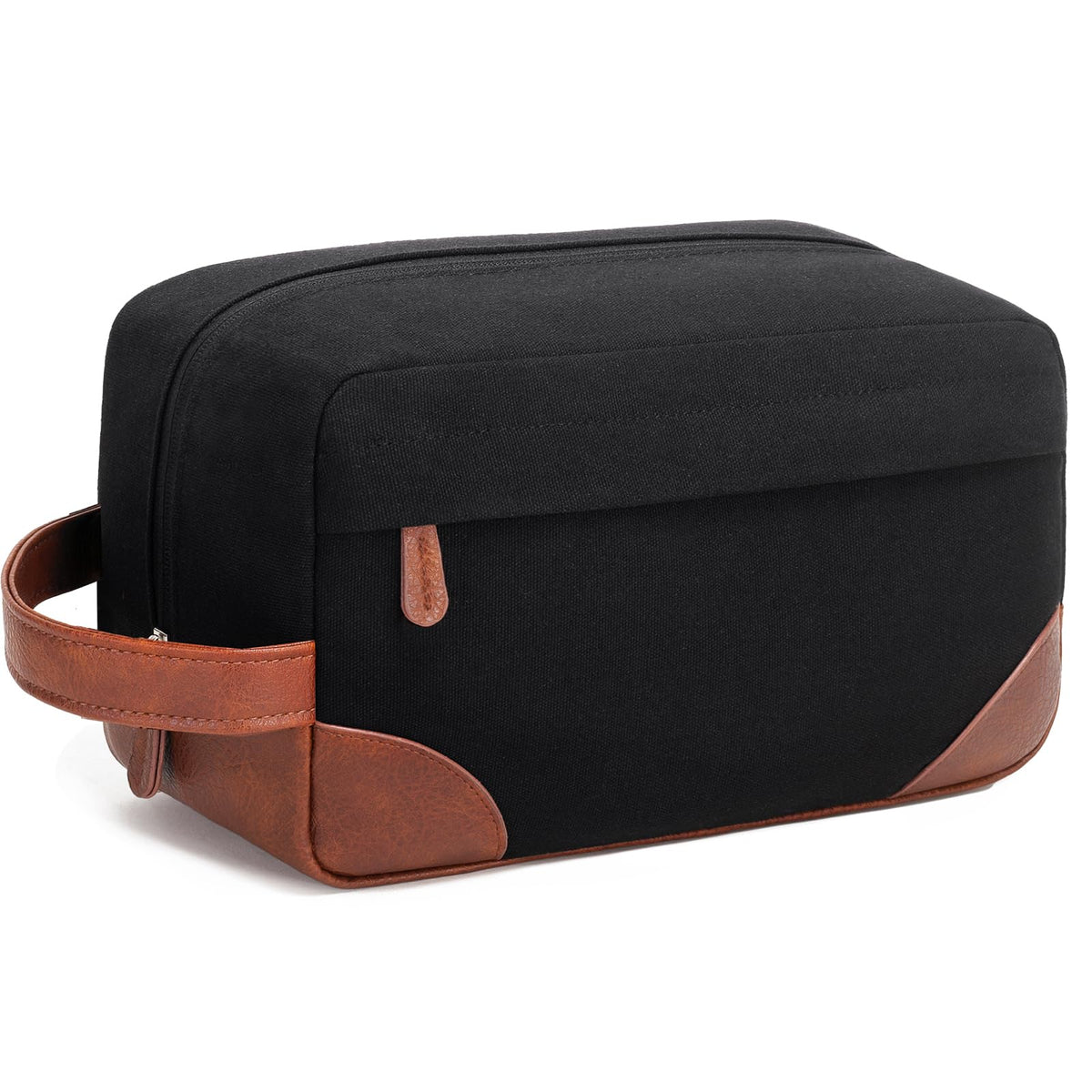 Vorspack Canvas Travel Toiletry Bag front view in black
