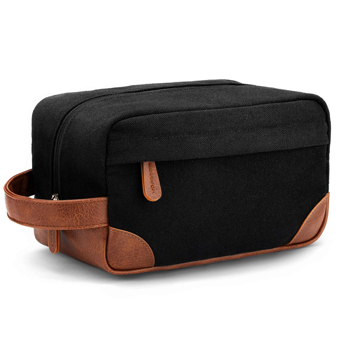 Vorspack Canvas Travel Toiletry Bag front view in black