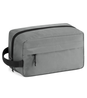 Vorspack Water Resistant Travel Toiletry Bag front view in grey