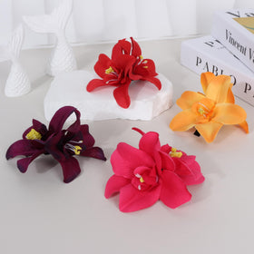 VRbeatter Hawaiian Flower Hair Clips displayed in protective box