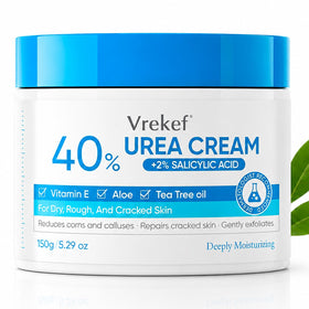 VREKEF Urea Cream 40% front view with packaging