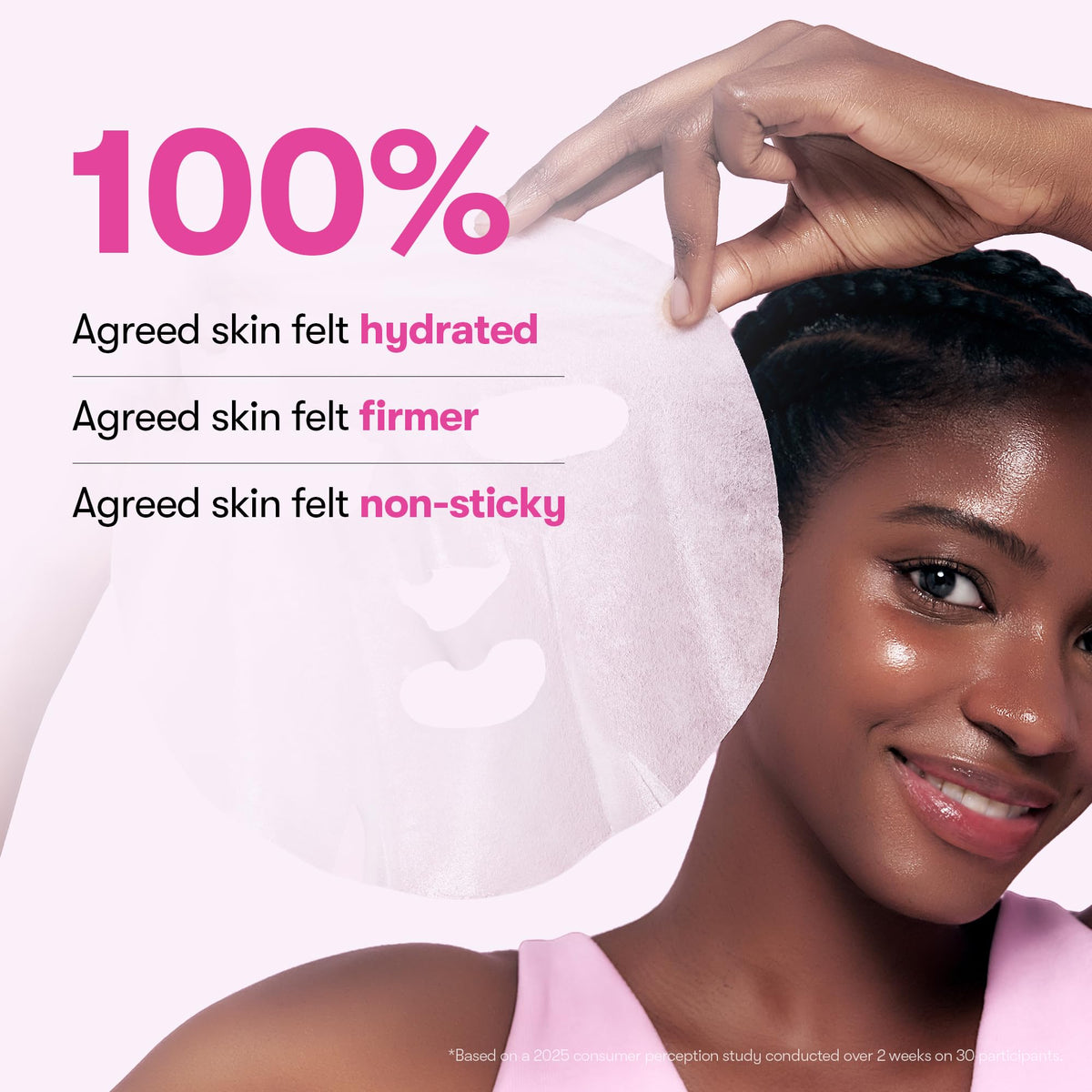 VT COSMETICS CICA Collagen Daily Mask application process