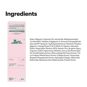 VT COSMETICS CICA Collagen Daily Mask ingredients list