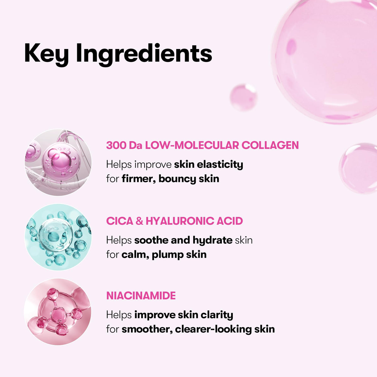 VT COSMETICS CICA Collagen Daily Mask inside tub with built-in tweezer