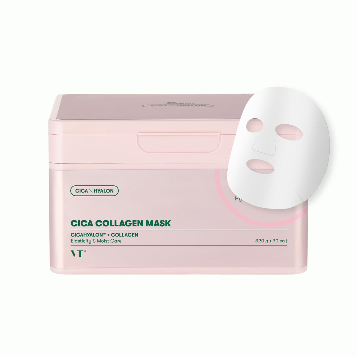 VT COSMETICS CICA Collagen Daily Mask packaging front view