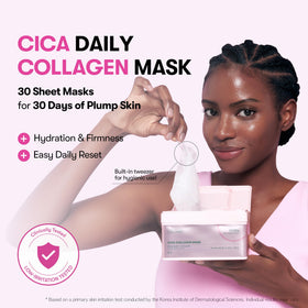 VT COSMETICS CICA Collagen Daily Mask sheet mask close-up