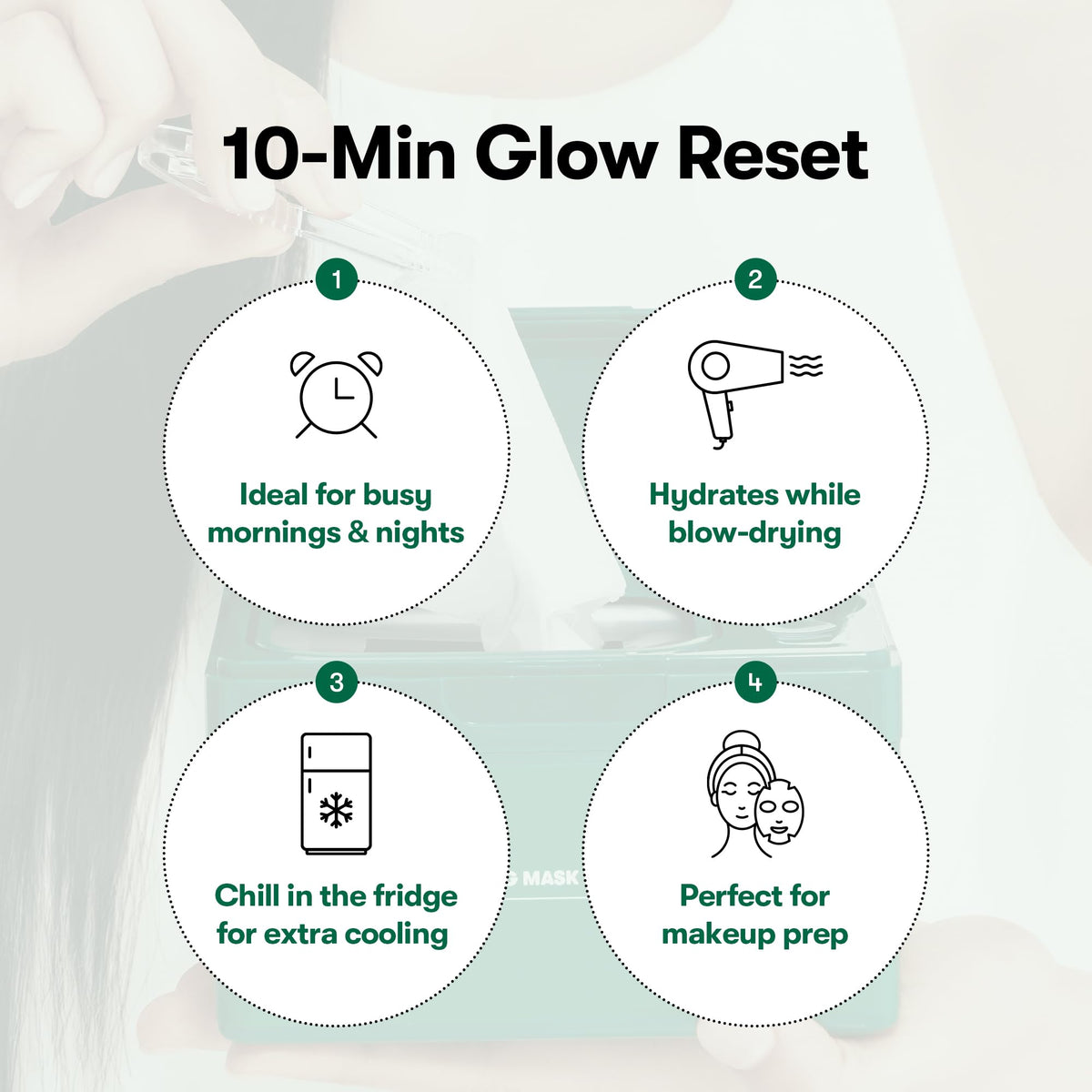VT COSMETICS CICA Daily Soothing Mask application on skin
