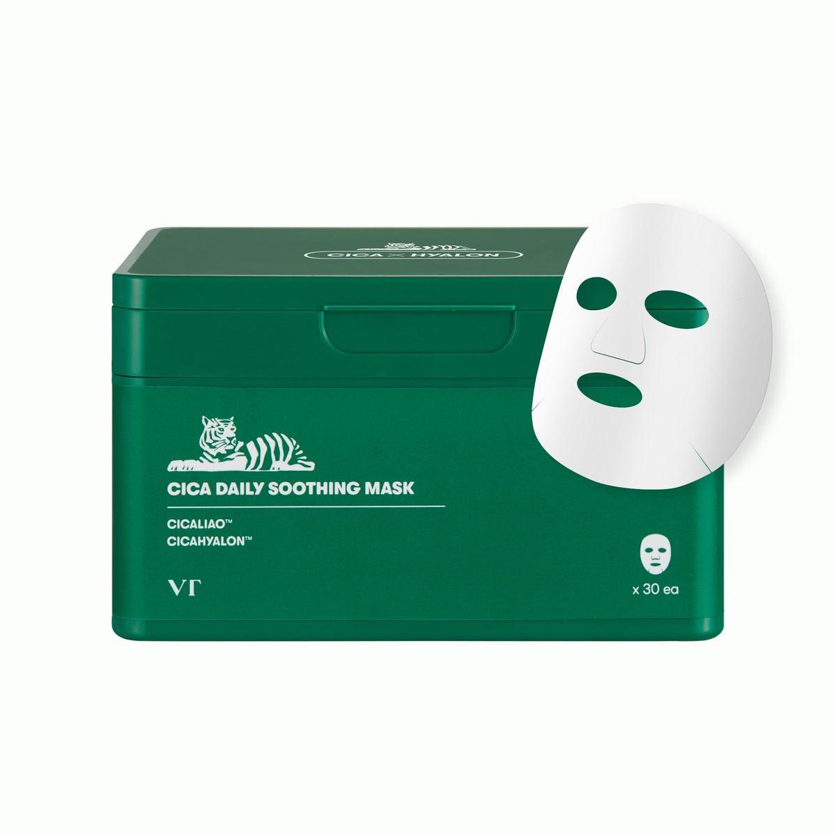 VT COSMETICS CICA Daily Soothing Mask box front view