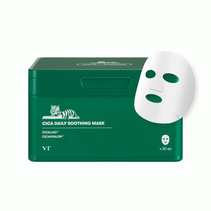 VT COSMETICS CICA Daily Soothing Mask box front view