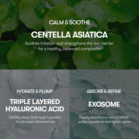 VT COSMETICS Cica-Exosome Moisture Mask application on skin